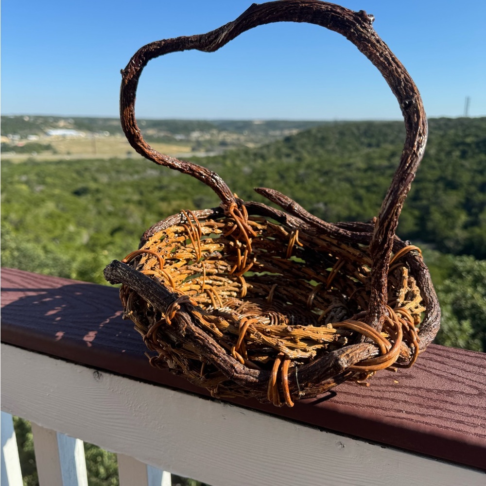 Witchcraft Inspired Twisted Sticks Basket